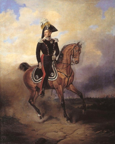 Портрет Императора Николая I на коне
