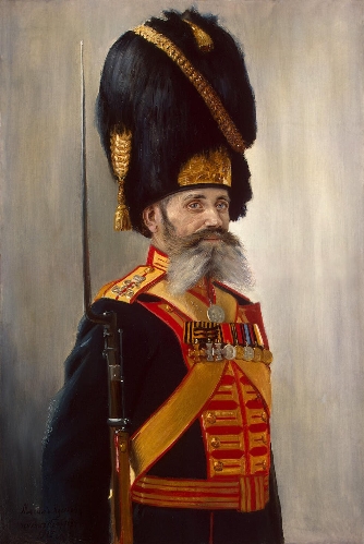 Портрет дворцового гренадера М. Кулакова