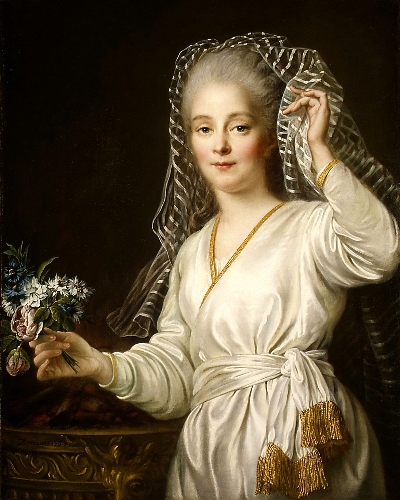 Портрет молодой женщины в виде весталки