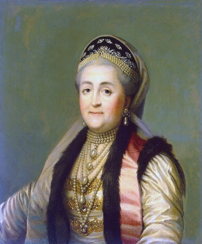 Портрет Екатерины II в кокошнике