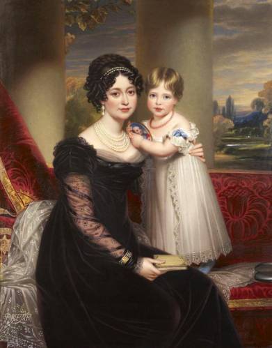 Герцогиня Кентская с дочерью
