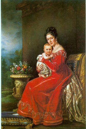 Паулина с сыном