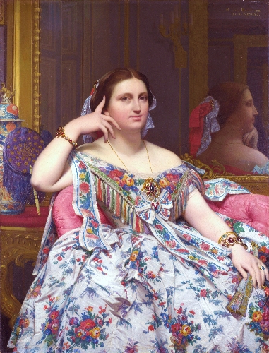 Портрет сидящей мадам Муатессьё