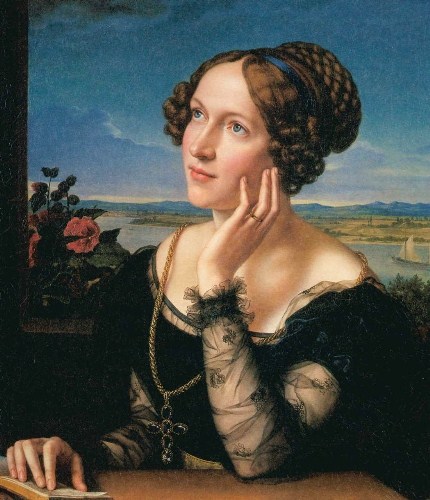 Портрет Вильгельмины Бегас — жены художника