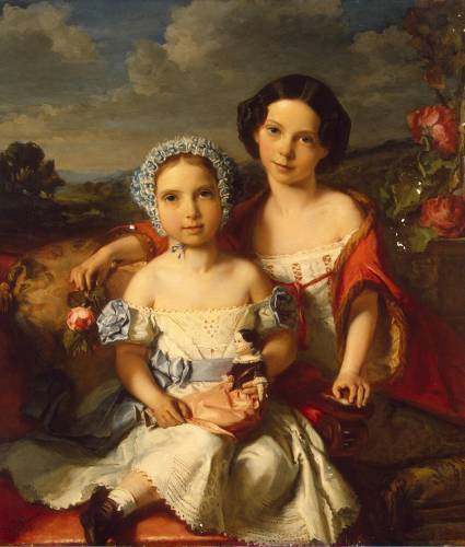 Портрет двух детей